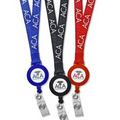 Printed Lanyard & Retractable Badge Reel Set